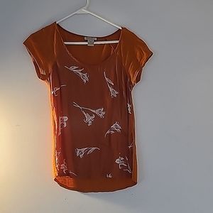 Lucky Brand t-shirt, XS, Orange